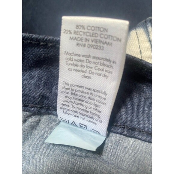 PACSUN Denim Shorts High Rise Blue White Tie Dye Women’s 24 Boho Beach Recycled - Picture 5 of 10